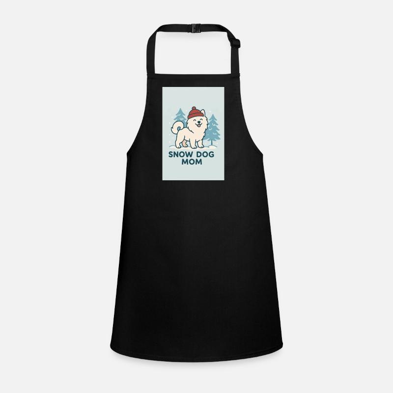 Snow Dog Mom Children's Apron