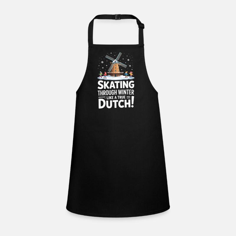 Skating Through Winter Like a True Dutch Children's Apron