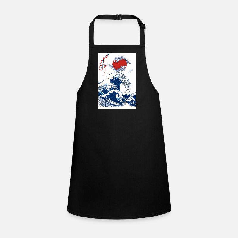 Koi and Wave in the Sun Children's Apron