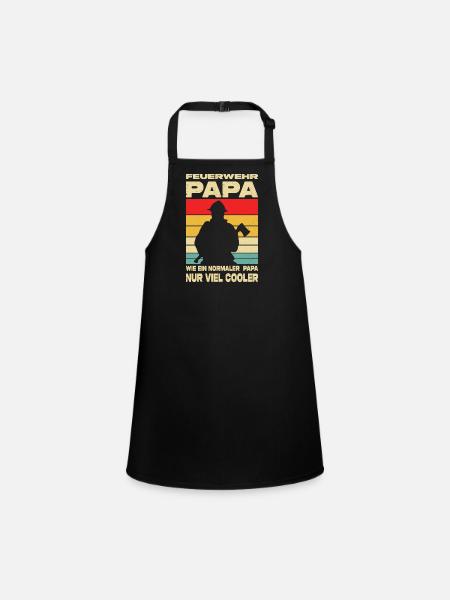 Service de secours de la brigade d’incendie Gifts - Tablier Enfant - noir - Devant