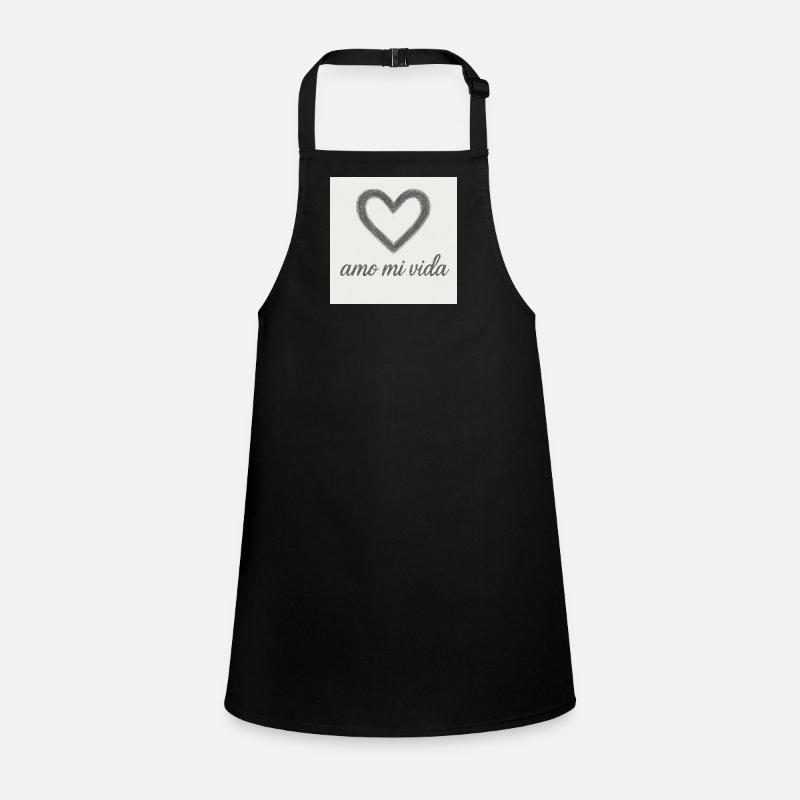 Herz und Lebensfreude Schürze für Kinder