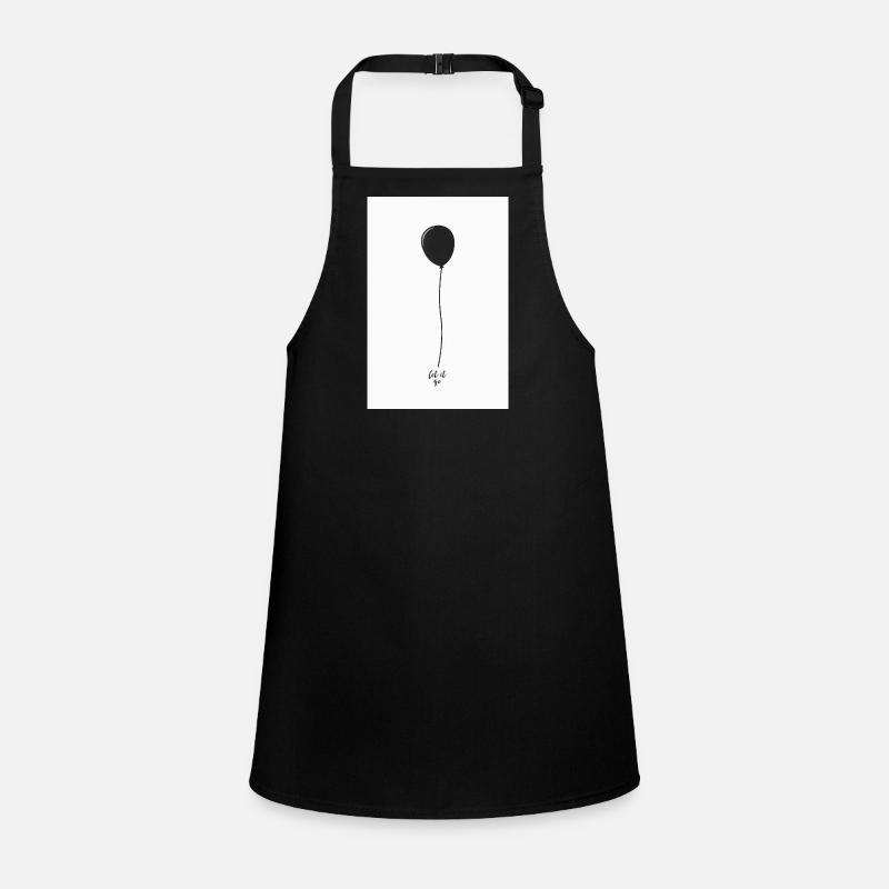Let It Go Balloon Minimal Poster Children's Apron