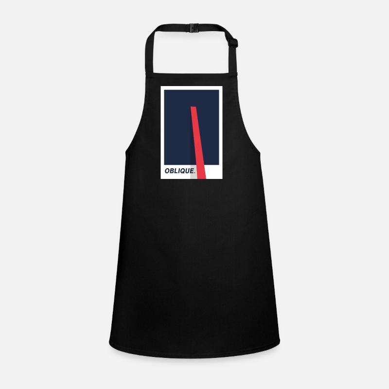 Oblique. Modern Typography Statement Children's Apron