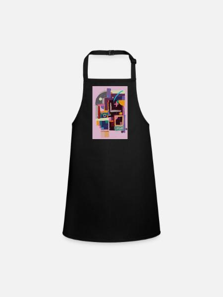 Arc of Return - Children's Apron - black - Front