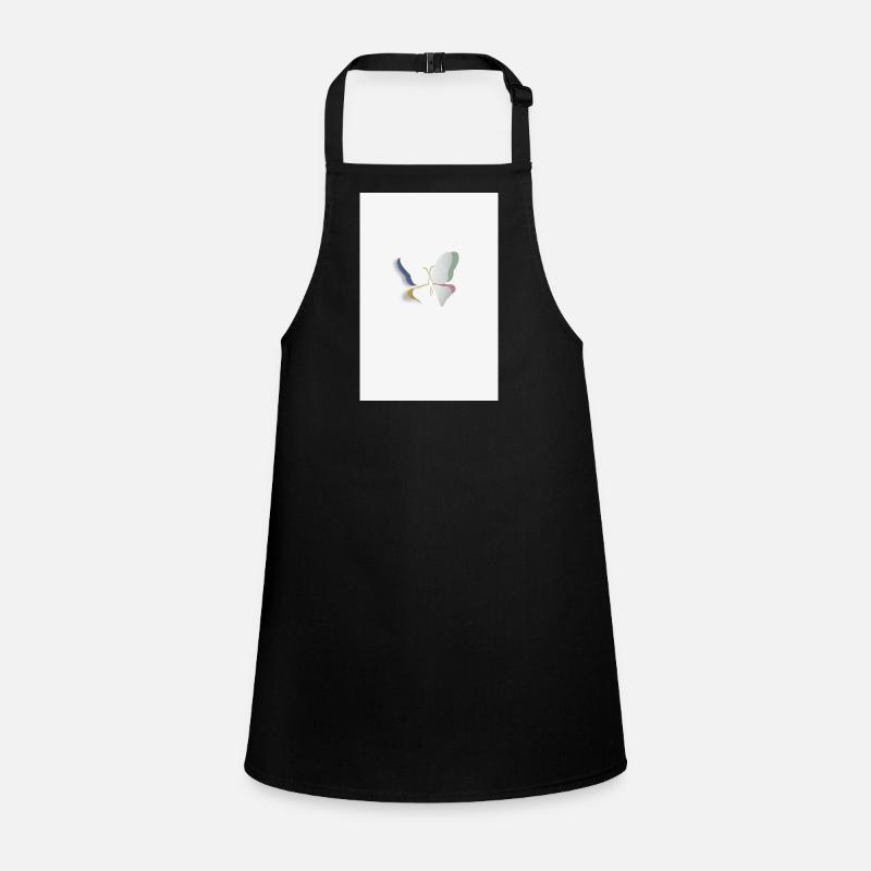 Minimalist butterfly aesthetic design Children's Apron