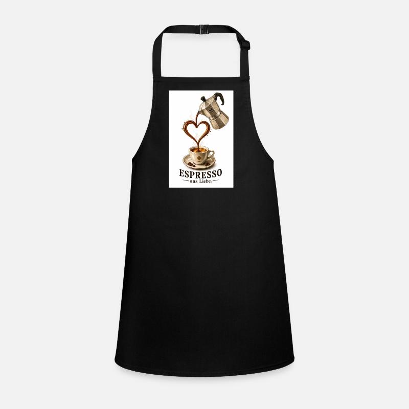 EspressoHerz aus Liebe Schürze für Kinder