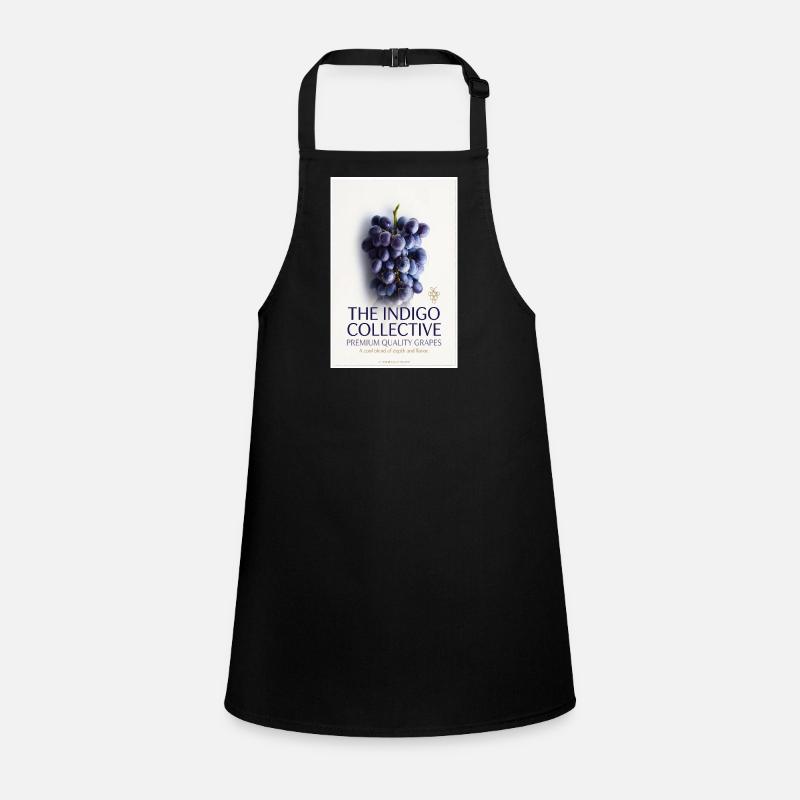 Indigo Collective Grapes Label Tablier Enfant