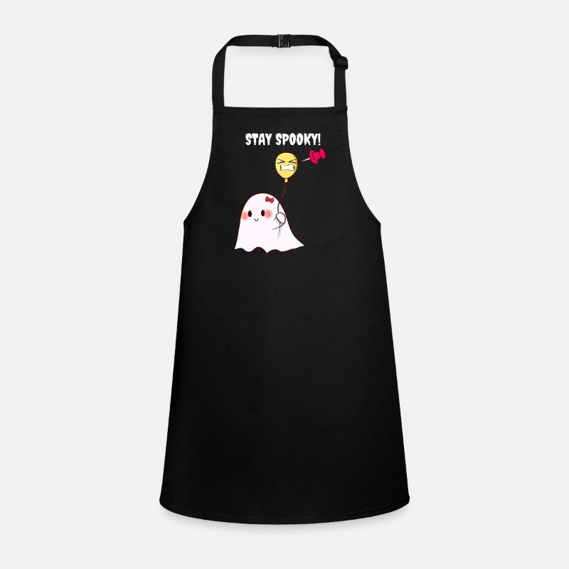 Stay Spooky - Geist mit Luftballon Schürze für Kinder