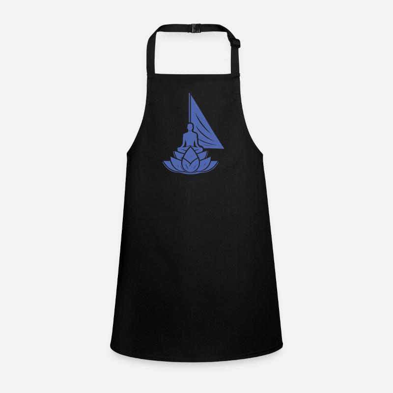 Meditation Sailboat Lotus Inner Peace Children's Apron