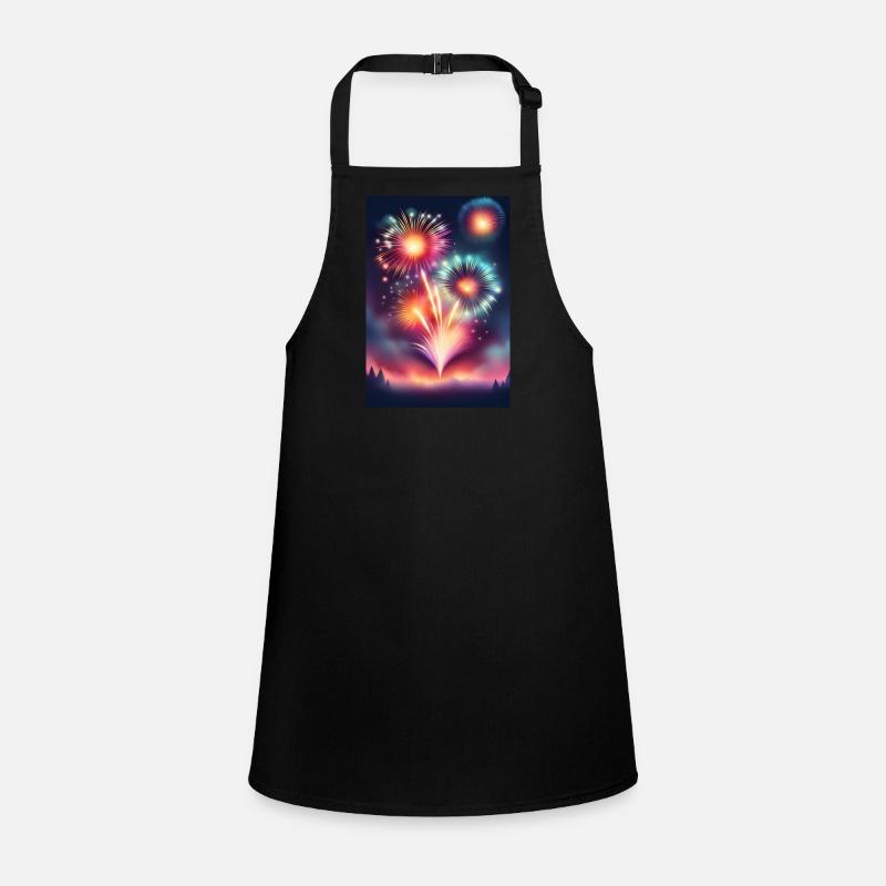 Sparkling and colorful firework celebration Children's Apron