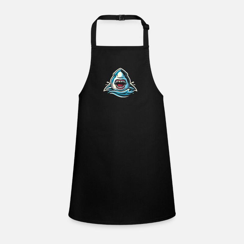 Fierce Shark Bite IllustrationFierce Shark Bite I Children's Apron