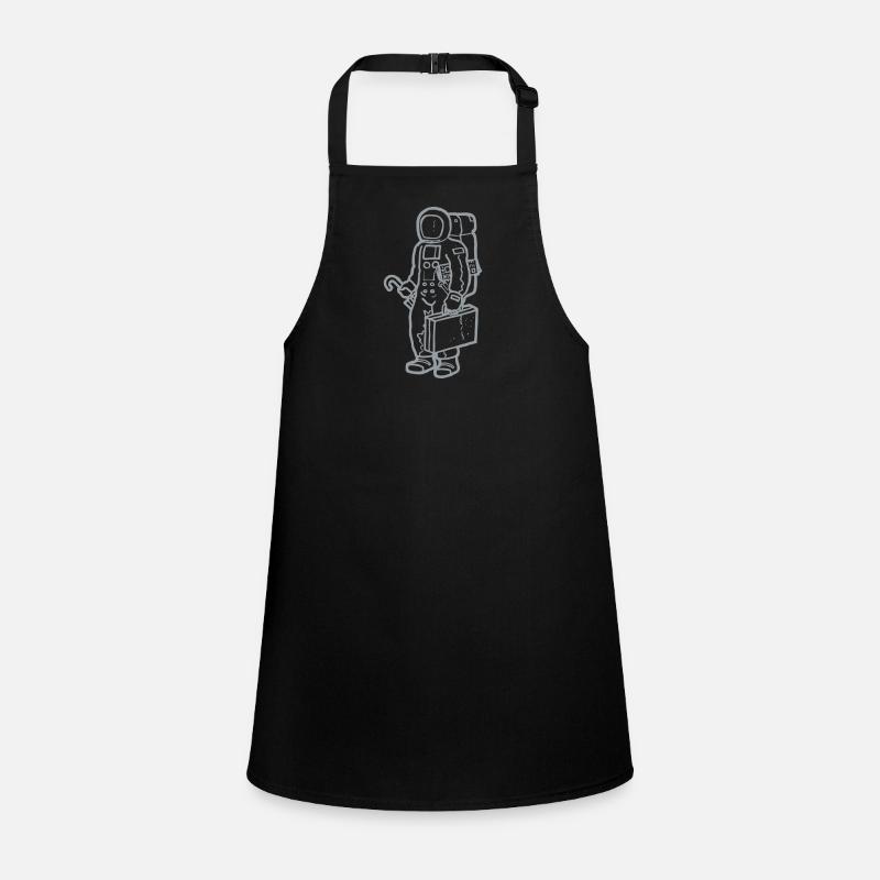 Spaceman in silver 2 Children's Apron