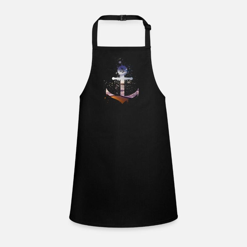 Anchor - Children's Apron - black