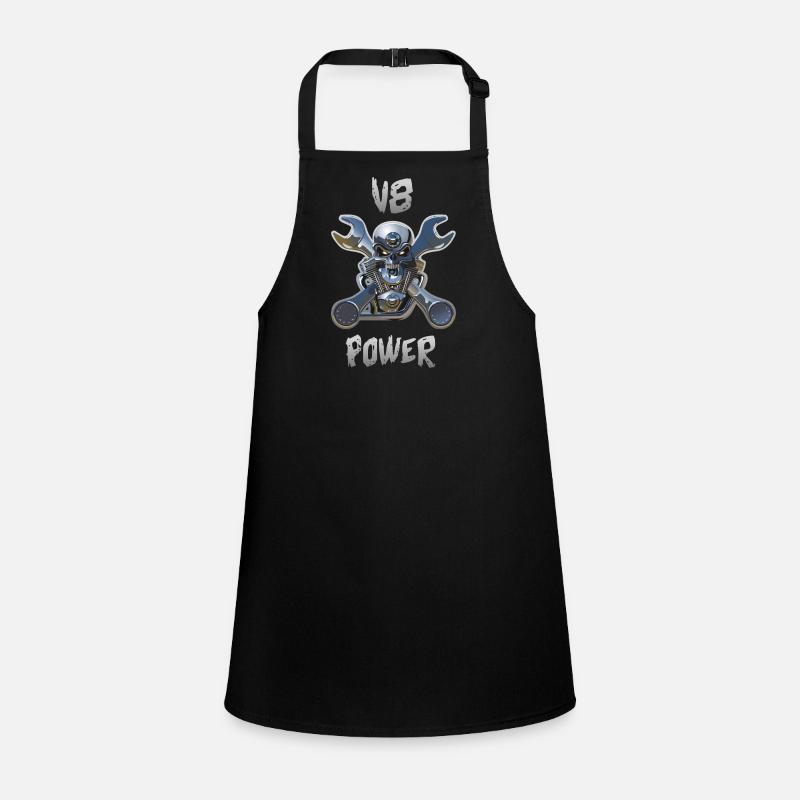 Engine V8 Power Children's Apron