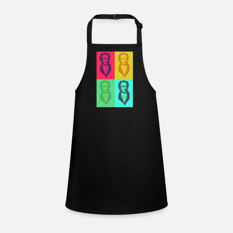 Goethe PopArt Four-Colour Children's Apron