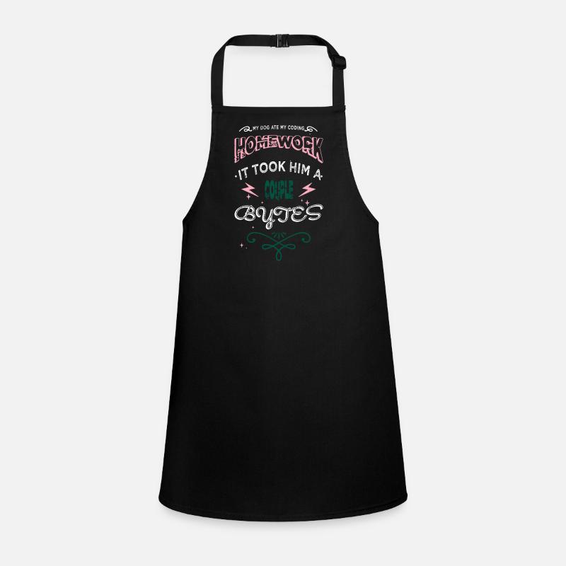 birthday dads favorite computer language Children's Apron