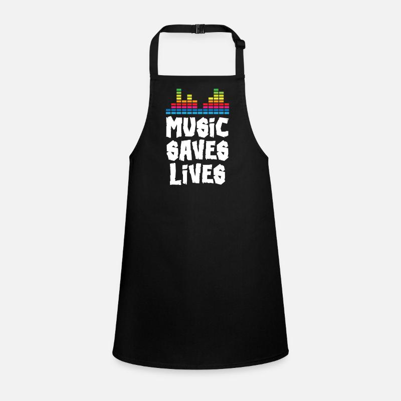 Music Saves Lives Schürze für Kinder