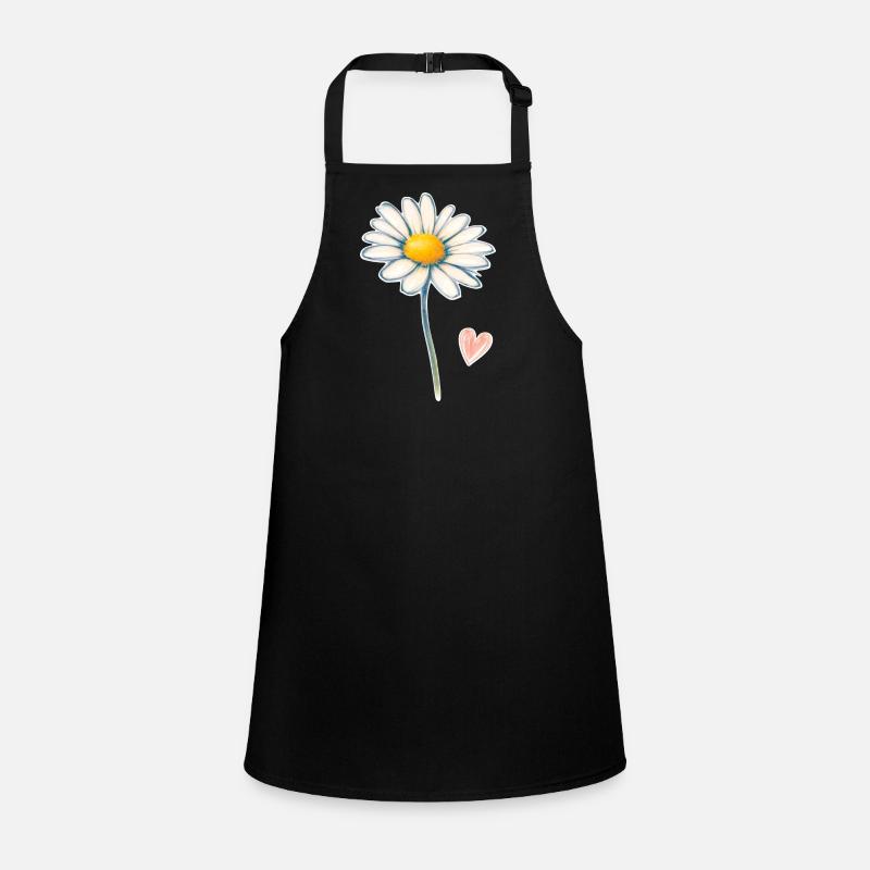 Daisy daisy with a small heart Children's Apron