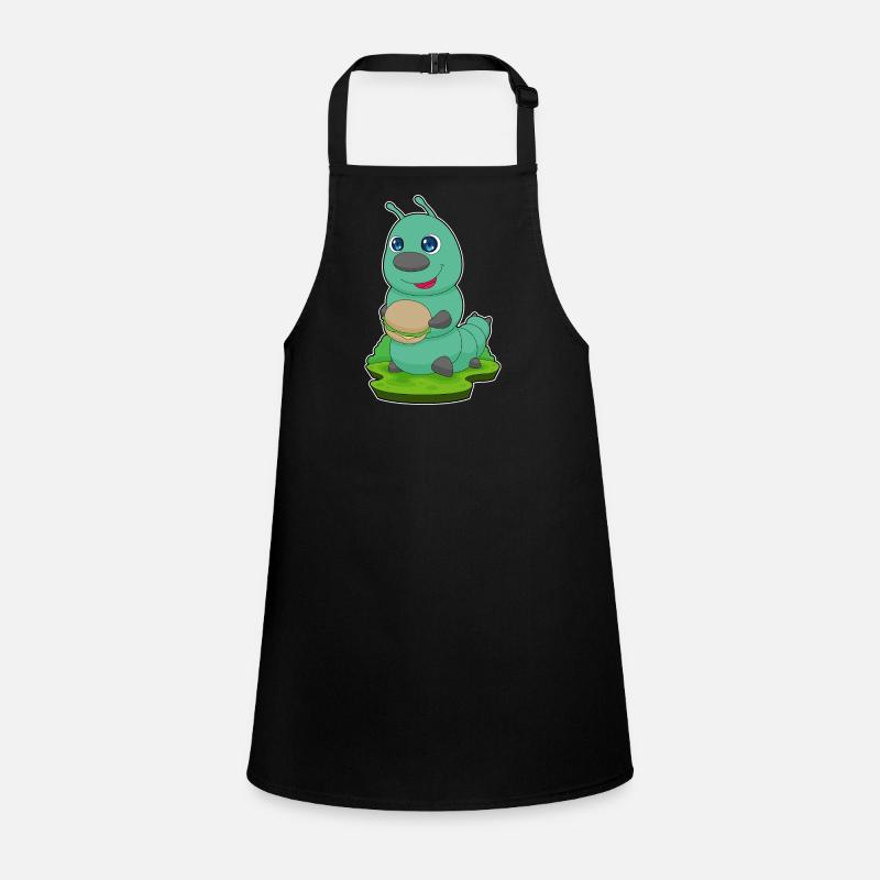Caterpillar Cheeseburger Children's Apron