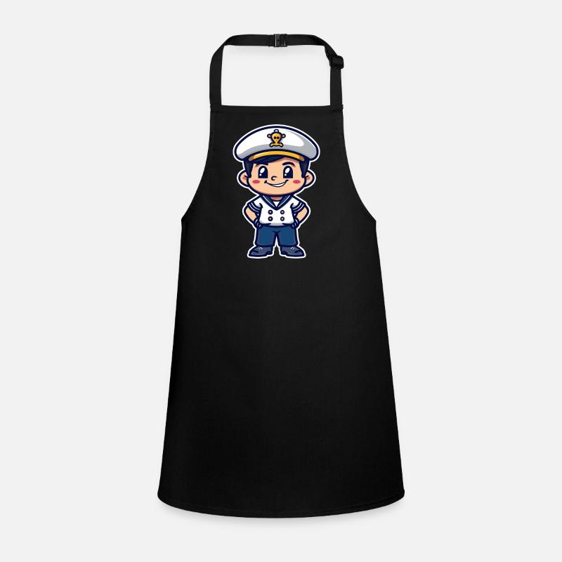Little Sailor Captain Comic Children's Apron