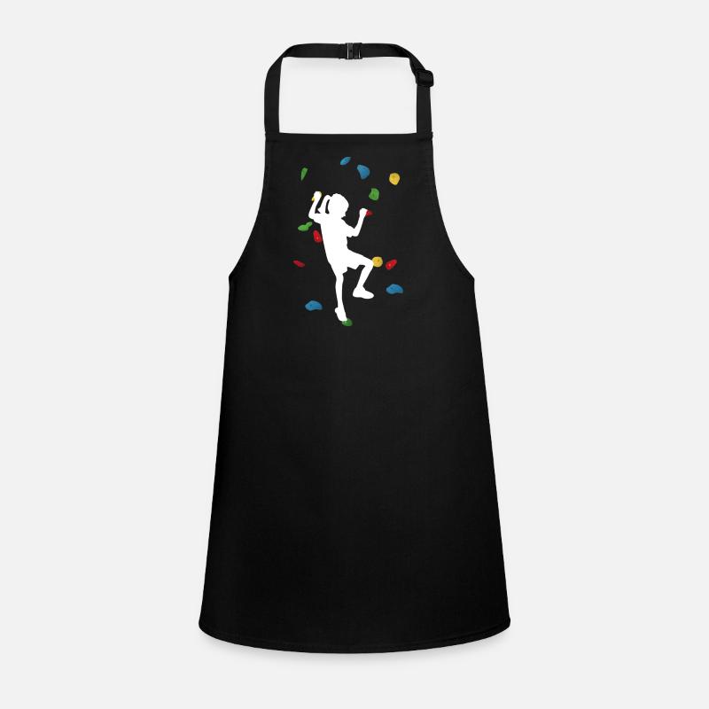 Climbing Wall Girl White – Boulder Children's Apron
