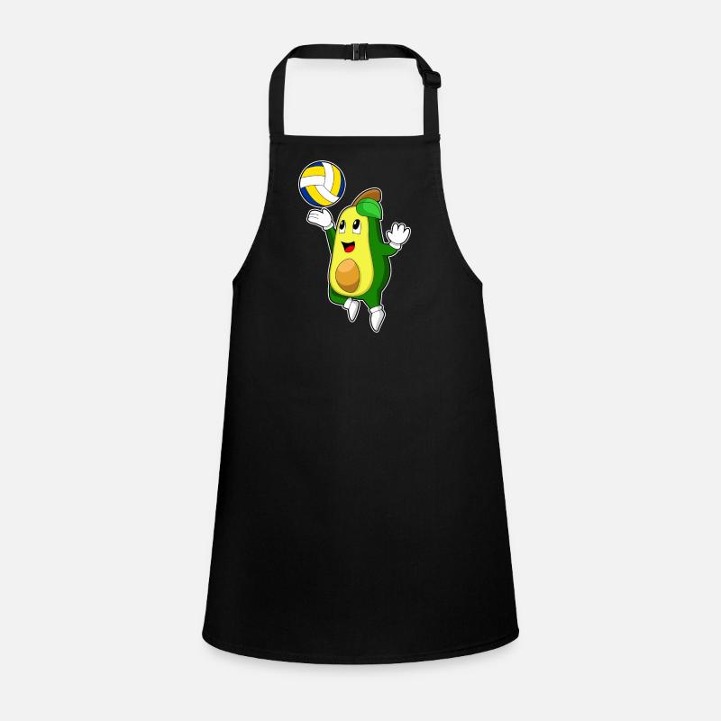 Avocado Volleyball Schürze für Kinder