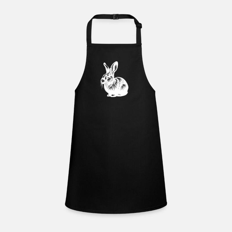 Lapin mignon avec de grandes oreilles Tablier Enfant