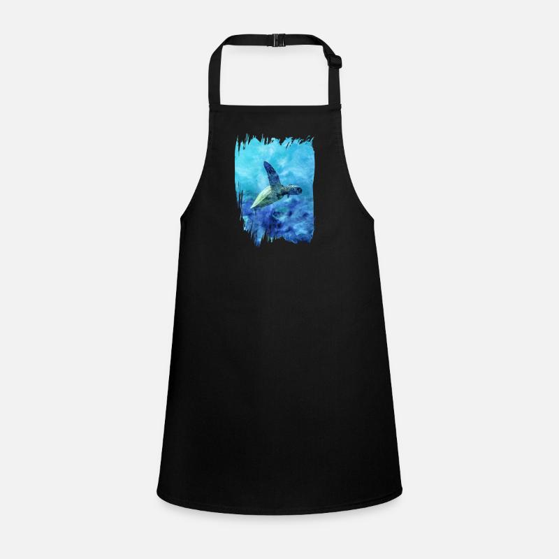 Turtle in the sea Children's Apron
