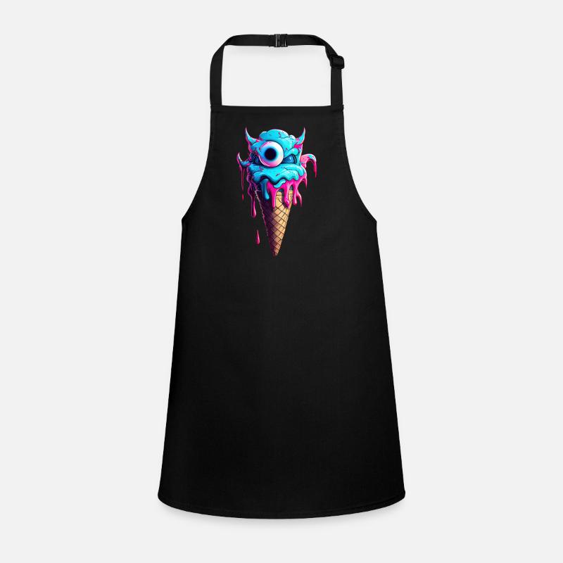 Monstre de cornet de crème glacée Tablier Enfant