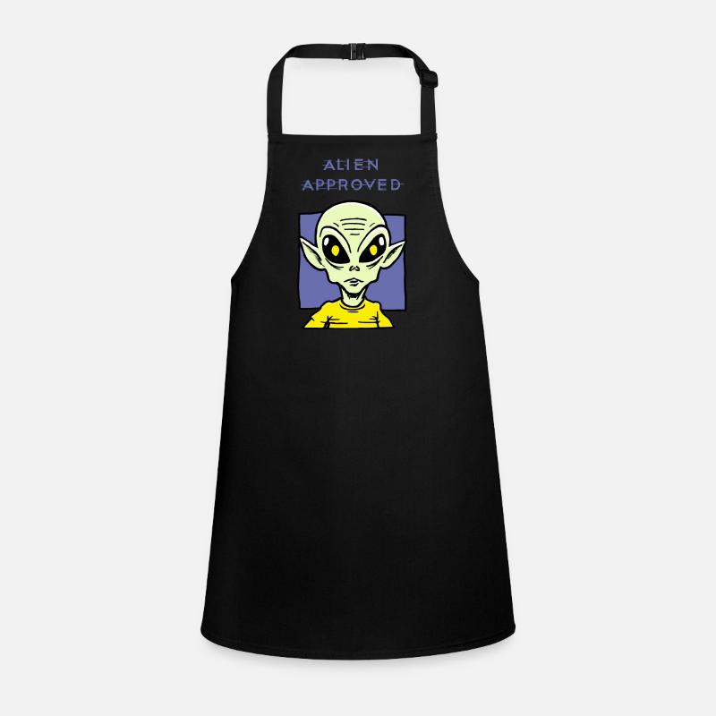 Alien Approved Yellow Eye Design Children's Apron