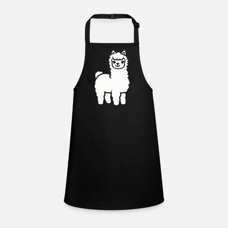 Humour mignon petit lama Tablier Enfant