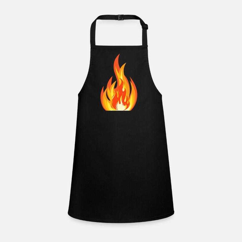 Flame Burst Palette Children's Apron