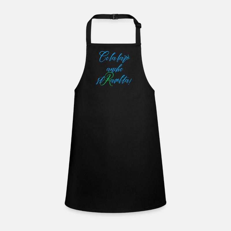 I'll also make it upset Blue and Green Children's Apron