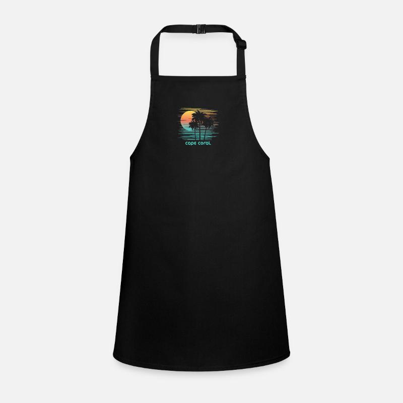 Cape Coral Florida Stilvoller Souvenirurlaub Schürze für Kinder