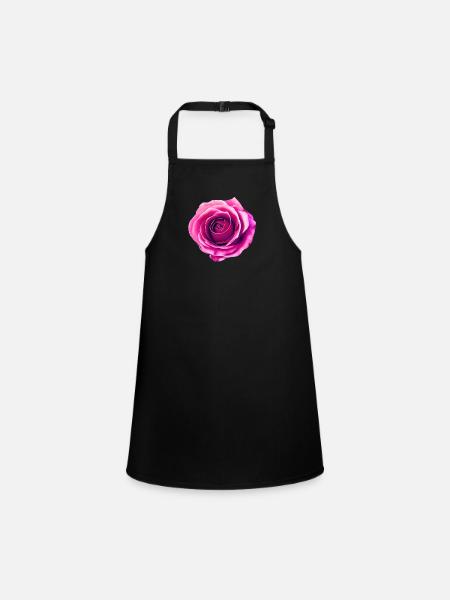 Rose - The eye of the beholder - surreal - dream - Children's Apron - black - Front