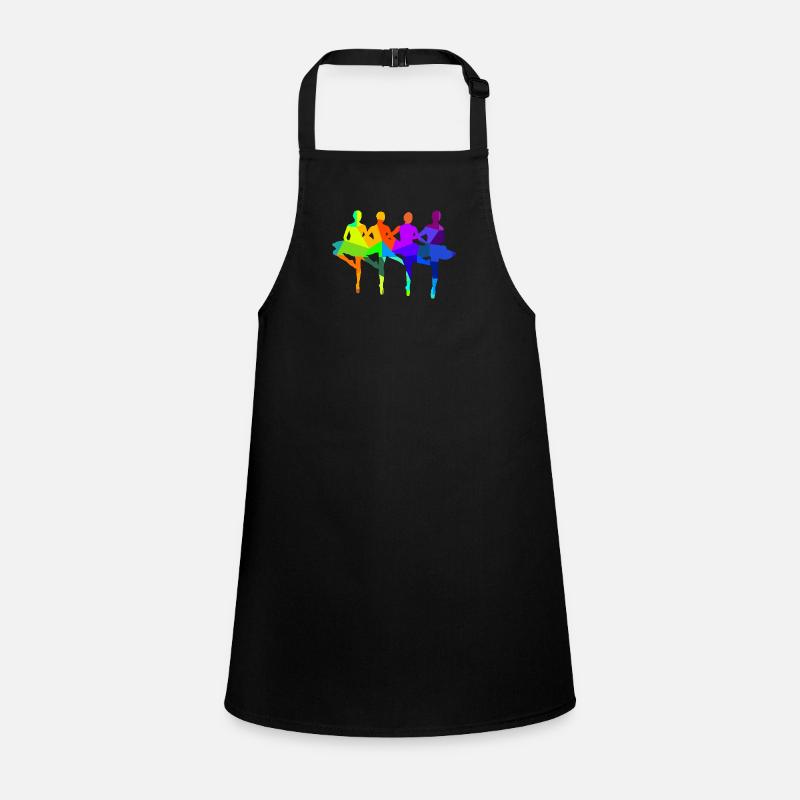 Ballet Danse Arc-en-ciel Polygone Sports Tablier Enfant