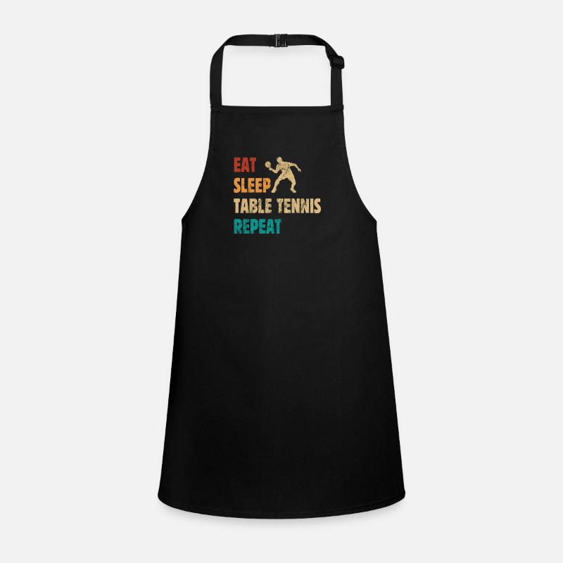 Eat - Sleep - Table Tennis - Repeat Children's Apron