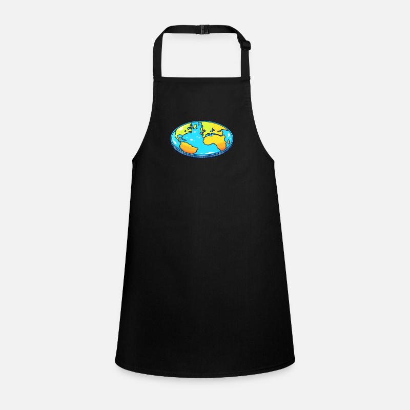 Funny Bat Flat Earth Fun Children's Apron