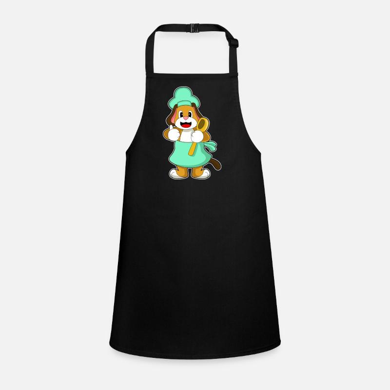 Hund Koch Kochlöffel Kochen Schürze für Kinder