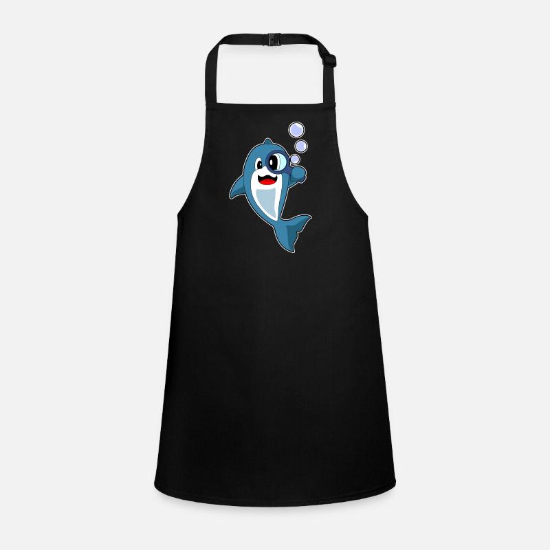 Dolphin Detective Magnifier Children's Apron