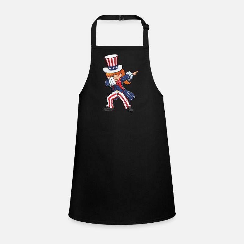July 4th Dabbing US Children's Apron