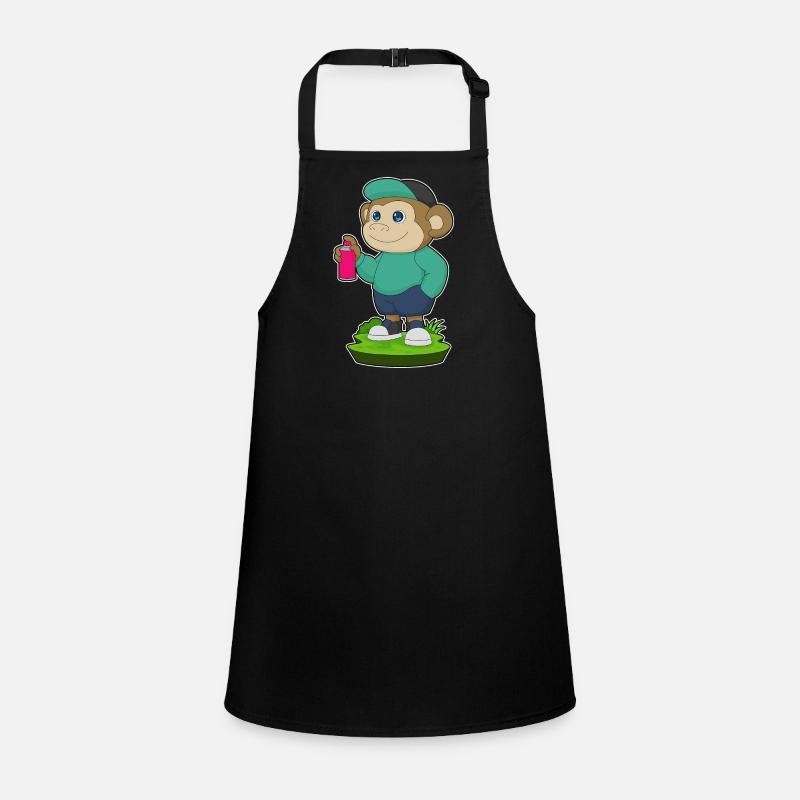 Monkey Sprayer Spray Can Children's Apron