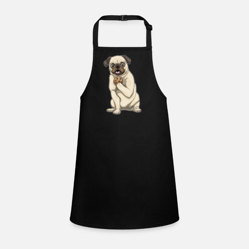 Mops Cookie Schürze für Kinder