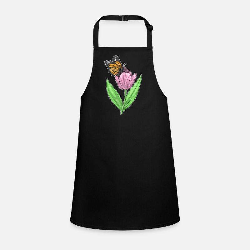 Butterfly Tulip Children's Apron