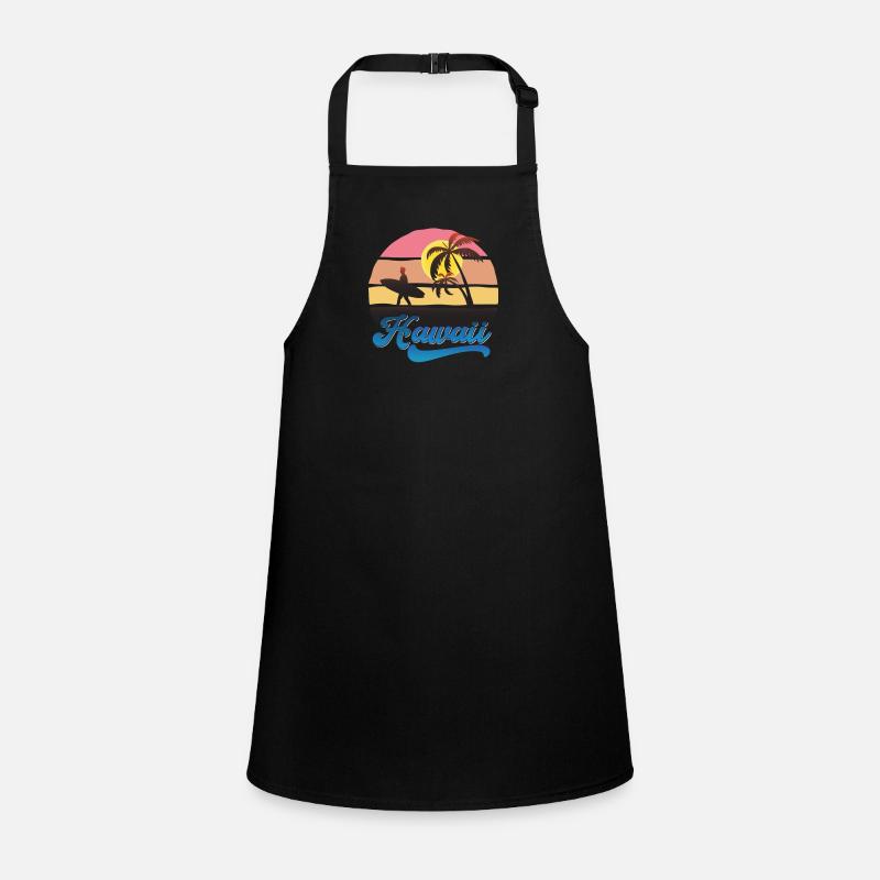 Hawaii Surf Sunset Beach Design Schürze für Kinder