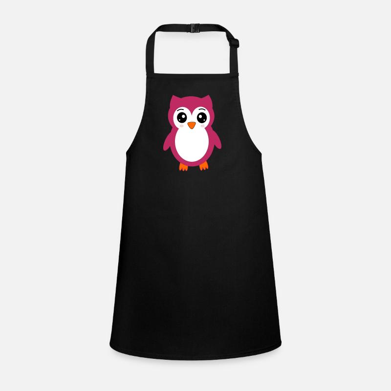 süßes kawaii Eulen T-shirt Geschenk  Schürze für Kinder
