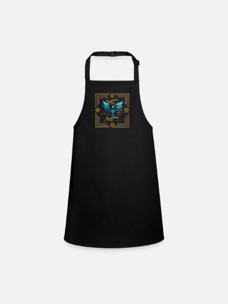 feel free - Children's Apron - black - Front