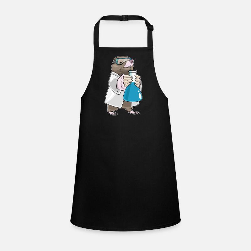 Mole Scientist Test Tube Children's Apron
