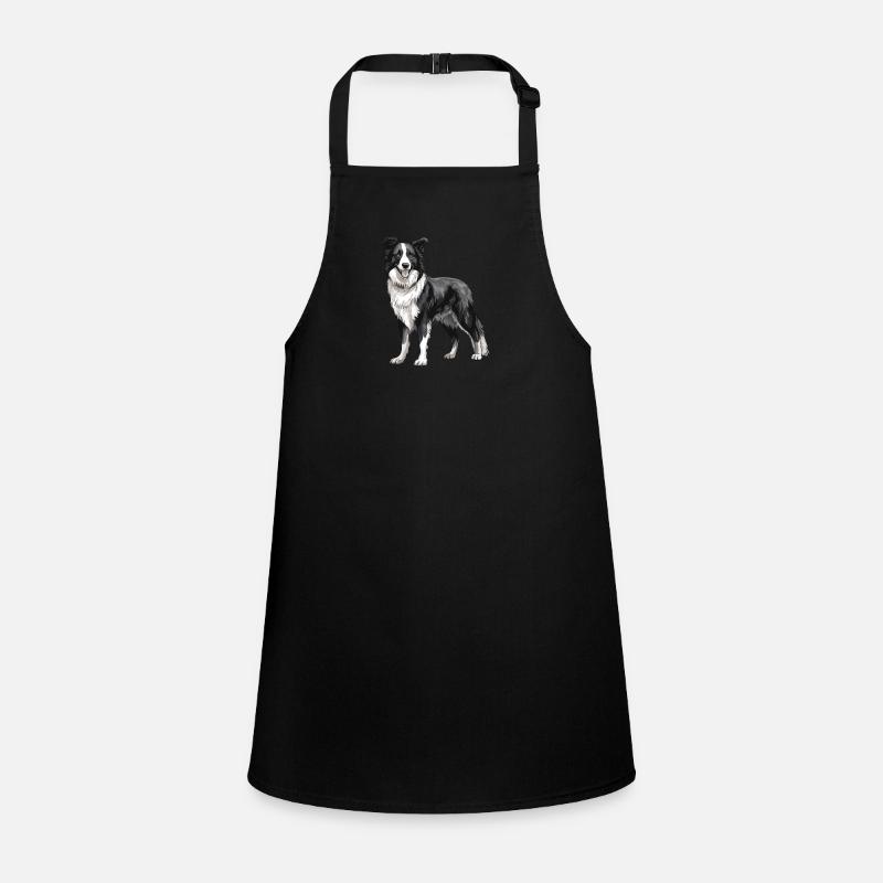 Border Collie Chien Tablier Enfant