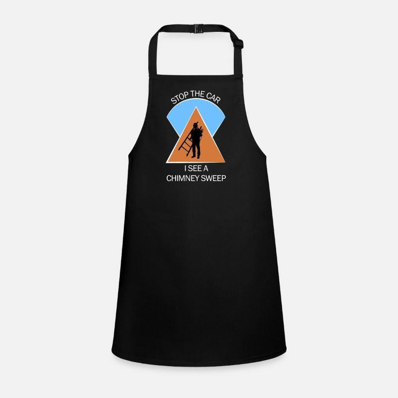 Chimney Sweep Chimney Sweep - Children's Apron - black